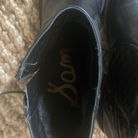 Sam Edelman quilted leather boots. Perfect sole. 9.5 - Picture 5 of 6